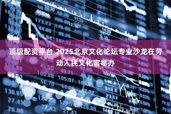 顶级配资平台 2025北京文化论坛专业沙龙在劳动人民文化宫举办